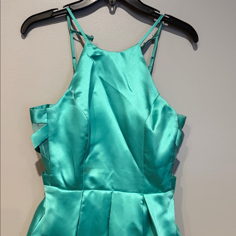 B Darlin Teal Prom Dress
